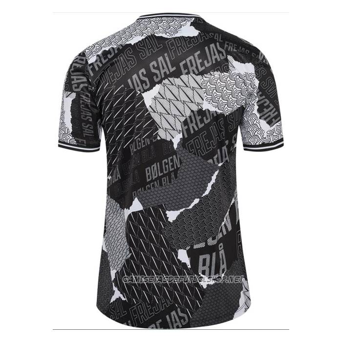 Camiseta Pre Partido del Dinamarca 2024 Negro